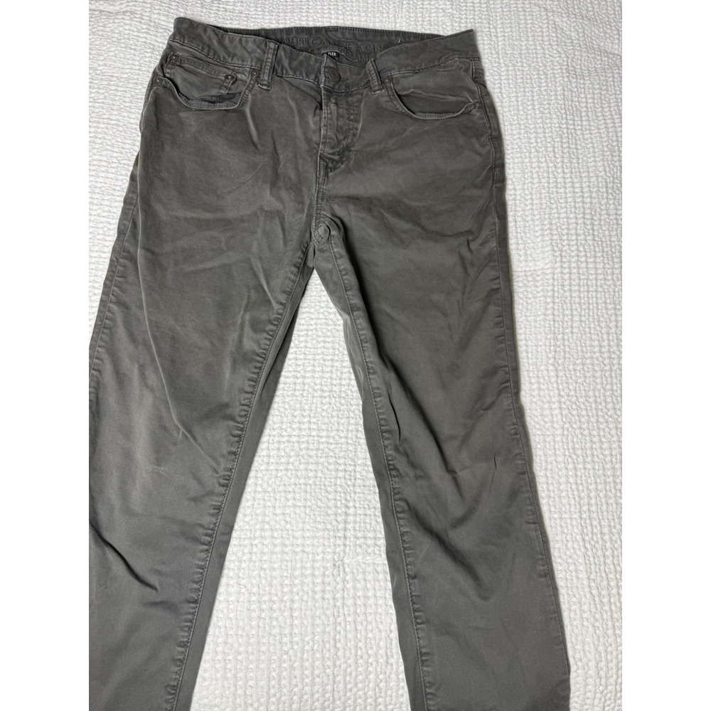 American Eagle Pants Mens 31x30 Gray Skinny Next Level Flex Chino Soft